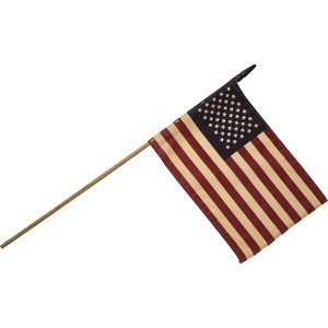 Primitives by Kathy American Flag - 10.75" x 7" (Stick: 18") - 1 of 1