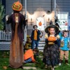 SEVOBAL 5.6FT Halloween Party Decorations Set All-Purpose Halloween Ornaments Multi-Scene Holiday Vibe for Gatherings Displays, Orange, 45"*30"*30" - 2 of 4