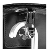 WallyBags 45" Premium Framed Garment Bag with shoulder strap and multiple pockets in Grey - 4 of 4