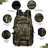 New York XPress BP-8023 Camping Hiking, Large 40L Water-Resistant Lightweight Travel Backpack 24", - 4 of 4