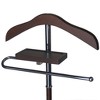 Oxford Ii Valet - Chrome & Walnut Finish - Proman Products - 2 of 4