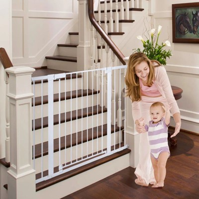GOTGELIF Baby Safety Gate 36" Extra Tall 29.5-46" Wide Auto Close Pressure Mount Pet Gate