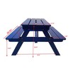 Vynxaria Children's Dining Table and Chair Set - Durable Solid Wood for Play & Meals - 2 of 4