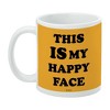 Garfield This IS My Happy Face Ceramic Coffee Mug, Novelty Gift Mugs for Coffee, Tea and Hot Drinks, 11oz, White - 3 of 4