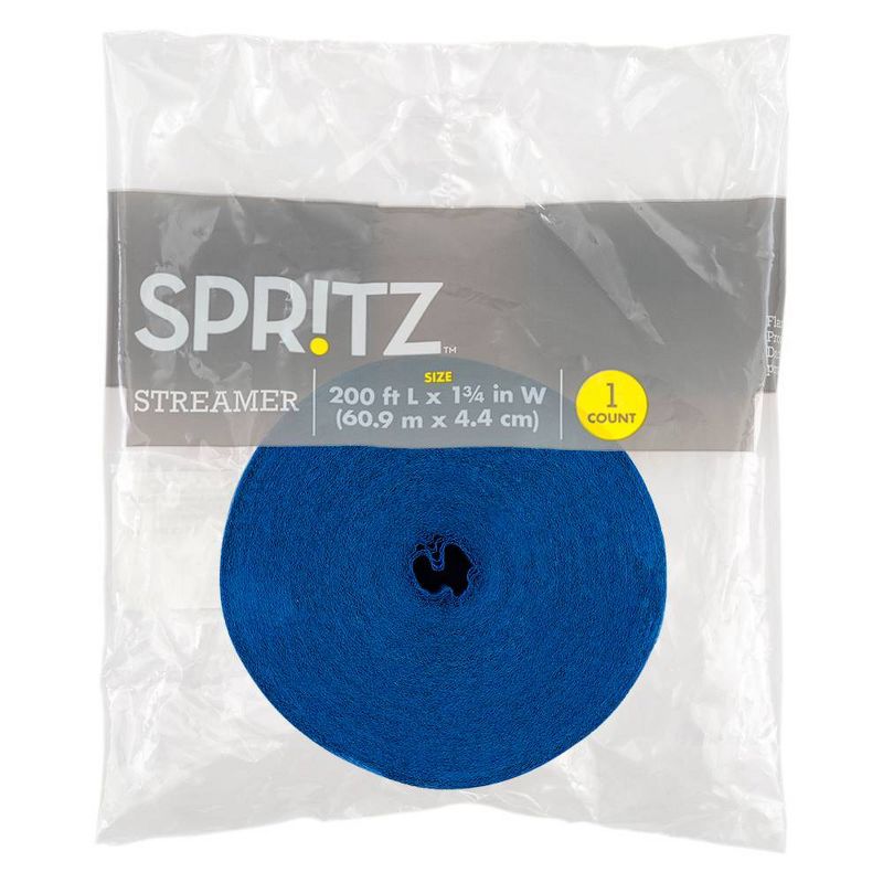 Blue Crepe Streamer - Spritz&#8482;, 4 of 5
