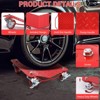 Wheel Dollies, Vehicle Positioning Car Dolly Set of 2 - Carbon Steel 360¡ã Rotational, 2700kg Capacity for Truck Motorcycle Boat - 3 of 4