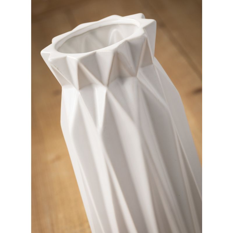 Sullivans Origami White Decorative Vase, 2 of 5