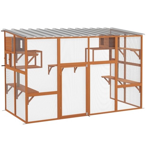 Outside window cat cage best sale