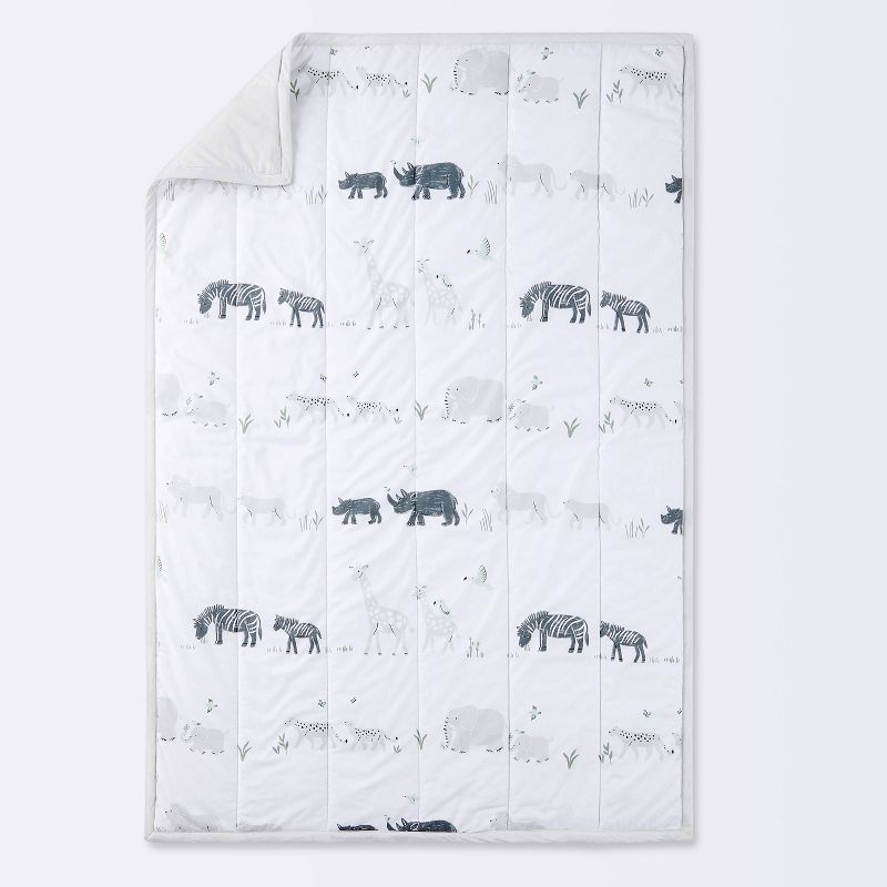 Crib Bedding Set - Two by Two Animals - 4pc - Cloud Island&#8482;, 6 of 8