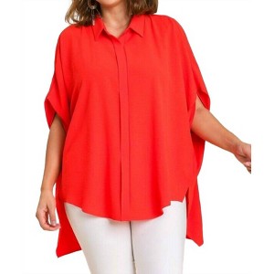 Women's Hi-Low Tunic Top - umgee - 1 of 4