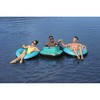 Bestway Hydro-Force Glacial Sport 9.43 Gallon Vinyl Inflatable Floating Cooler with Integrated Cupholders for Pools, Beaches, and Lakes, Teal - 4 of 4