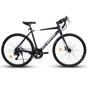 RISOKEYS City Commuting Road Bicycle 700C Tires,16 Speeds, Aluminum Alloy Frame Disc Brake Bike,City Commuting Road Bicycle for Men Women, - 1 of 4