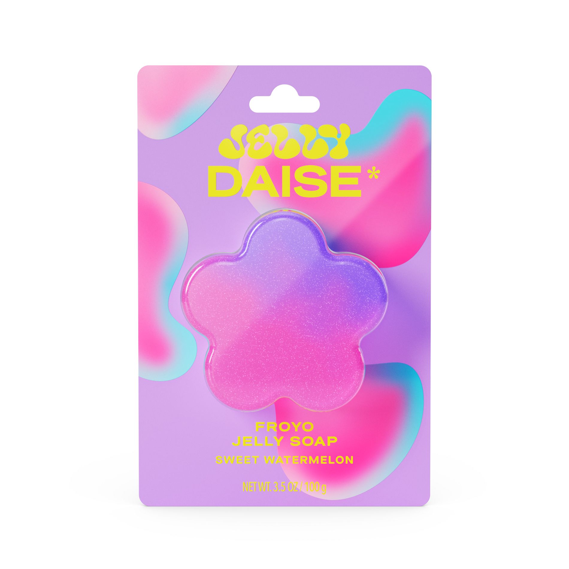 DAISE Jelly Bar Soap - Froyo - 3.5oz: Normal Skin, Basic Cleansing, Watermelon Scent