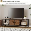 Jojoka Sturdy Wooden Entertainment Center with 2 Closed & 2 Open Shelves - 4 of 4