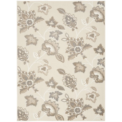 Nourison Aloha Floral Farmhouse Outdoor Rug : Target