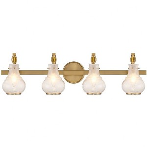 Savoy House Adams 4 - Light Vanity in  Warm Brass - 1 of 1