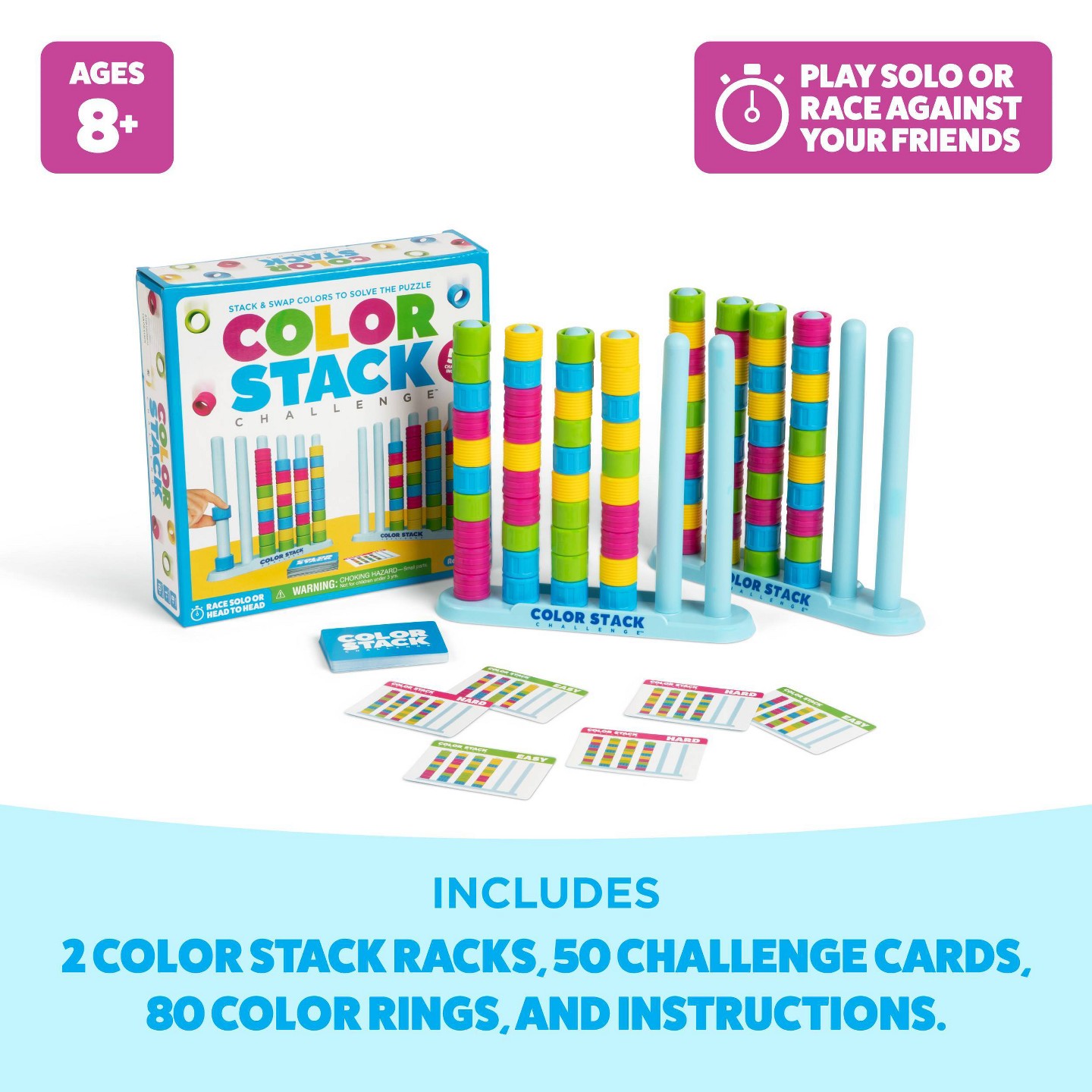 Детская игрушка What Do You Meme? Color Stack Challenge, Puzzle Strategy Game — фото 5
