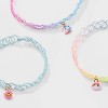Girls' 5pk Tattoo Choker with Smiley Charms Necklace Set - Cat & Jack™️: Iron, Acrylic, Pull-On Closure - 3 of 3