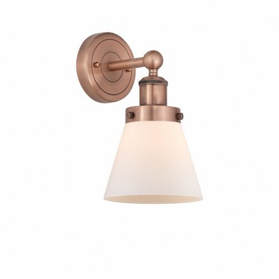 Cone - 1 Light Wall Sconce In Industrial Style-10 Inches Tall and 6.5 Inches Wide