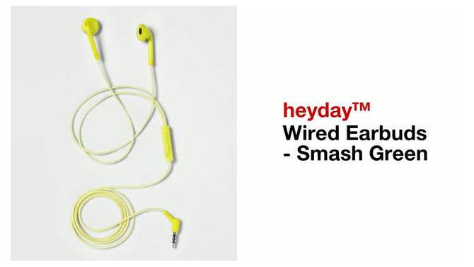 Wired Earbuds - heyday™ , 5 of 11, play video