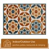 Well Woven Cabo Geometric Indoor OutdoorHigh-Low Pile Blue Area Rug - 4 of 4