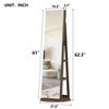 Kumasinova 62"/65" Full Length Mirror Jewelry Armoire,360° Rotating Standing Mirror with Lockable Storage(&Drawers),Mirror Full Length for Bedroom - 2 of 4