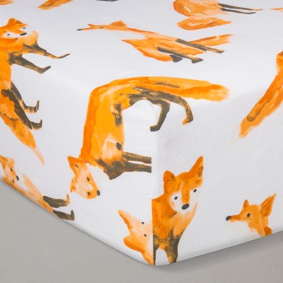 fox crib sheets