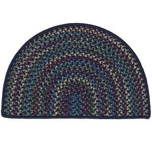 Colonial Mills Worley Slice Area Rug - Navy 18"x30" - 1 of 2