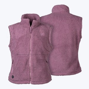 Mobile Warming Womens Heated High-Pile Fleece Vest - 1 of 4