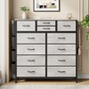Gikpal 12 Drawer Dresser for Bedroom, Cupboards & Cabinets, Tall Dressers & Chests of Drawers for Bedroom, Side Pockets and Hooks, Living Room - 2 of 4