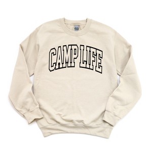 Simply Sage Market Women's Camp Life Varsity Gildan Sweatshirt - 1 of 2