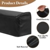Unique Bargains PU Leather Anti-Slip Stretch Couch Arm Slipcovers 2 Pcs - 3 of 4
