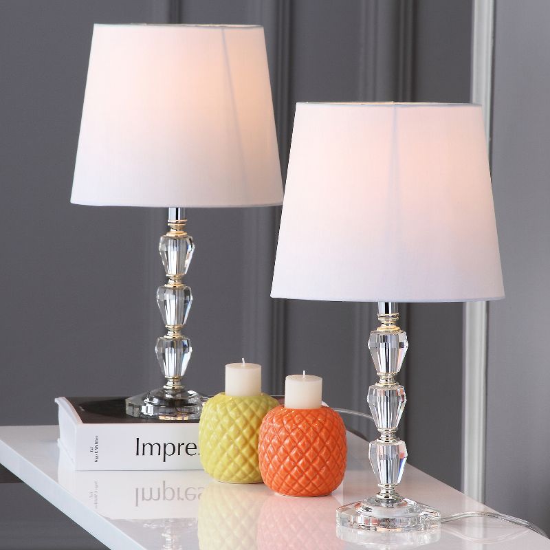 Dylan Tied Crystal Table Lamp (Set of 2) - Clear - Safavieh, 2 of 3