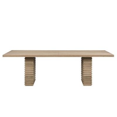 PAGED Extendable Dining Table for 6/10 Person, Modern Kitchen Table for Living Room, Dining Room, 62.99" to 78.74"