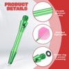 Unique Bargains 2BA Thread Aluminum Dart Shafts with Rubber Rings for Steel Tip 12 Pcs - 3 of 4