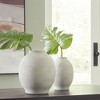 Signature Design by Ashley Clayson Vase, Distressed Sage Green Ceramic, 10 Inch Decorative Accent - 4 of 4