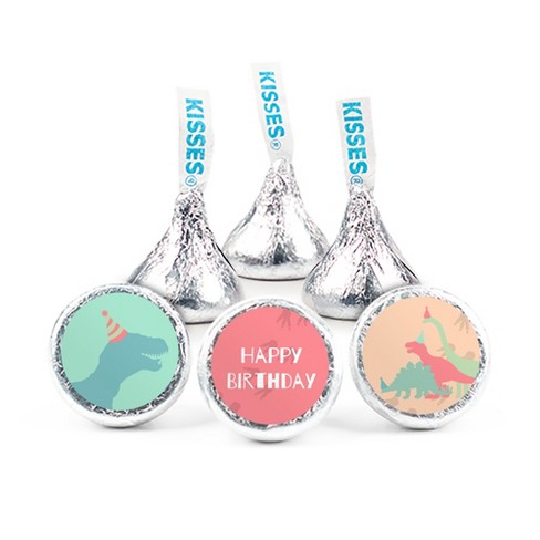 100 Pcs Girl Dinosaur Kid's Birthday Candy Party Favors Hershey's