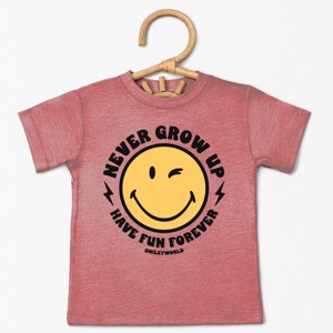 The Juniper Shop SmileyWorld Never Grow Up Toddler Short Sleeve Tee - 1 of 4