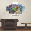 Trademark Fine Art Fong Fai Harmony Of Nature 5 Piece Panel Set Art - 3 of 3