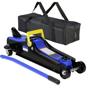 2 Ton Low Profile Floor Jack Heavy Duty Steel Hydraulic Floor Jack Single Piston Lift Pump Lifting Range 3.3"-15.2" - 1 of 4