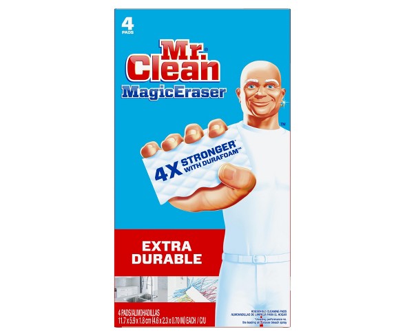 Mr. Clean Magic Eraser Extra Durable Cleaning Pads with Durafoam - 4ct