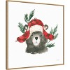 Amanti Art Critter Greetings V by Jenaya Jackson Canvas Wall Art Print Framed 30-in. x 30-in. - 3 of 4