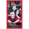 PosterPalooza | Classic Modern Red Picture Frame - UV Acrylic, Foam Board Backing, Hanging Hardware - 2 of 4