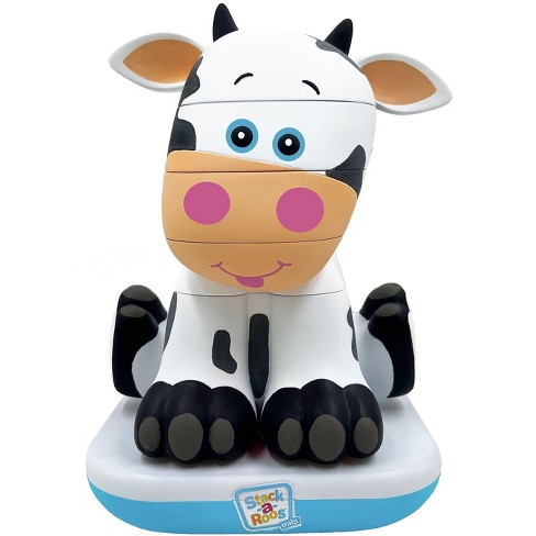 Stack a roos stackaroos Barnyard Animal Stacking Stem Toy For Toddlers Baby Cow Target