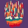 Men's Design By Humans Sunset in Vertical By digsy T-Shirt - 2 of 3