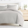 3 Piece Duvet Cover & Shams Set - Soft and Breathable, Double Brushed Microfiber, Wrinkle Free - Becky Cameron - 3 of 4