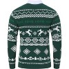 Men's Christmas Sweaters Ugly Xmas Pullover Reindeer Snowflake Knitted Round Neck Jumpers - 4 of 4