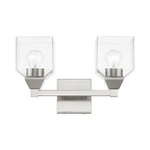 Livex Lighting Aragon 2 - Light Vanity in  Brushed Nickel - 1 of 4