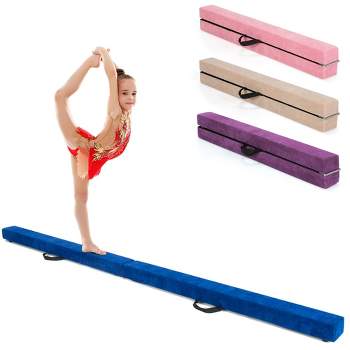 Tumbling Mat – Gymnastics Mat, Easy to Clean Gym Mat, Sturdy, Foldable  Tumbling Mat for Kids, Padded, Lightweight, Portable, Carrying Handle