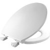 Mayfair by Bemis Toilet Seat, Round White Plastic - 2 of 3